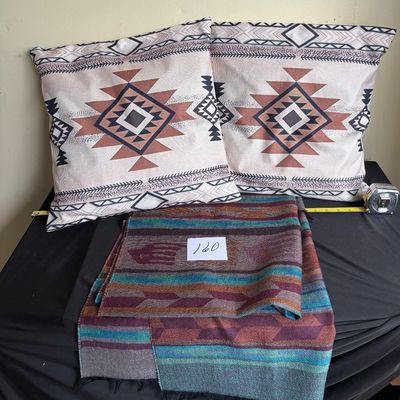 Small Blanket and Pillows
