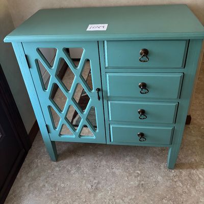 Vintage Teal Cabinet