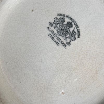 antique ceramic or ironstone spittoon