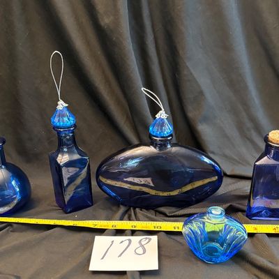 Blue Glass Lot