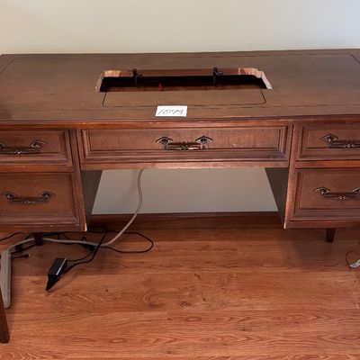 Vintage Sewing Machine Cabinet