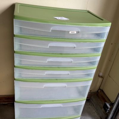 multi-tier plastic storage tower