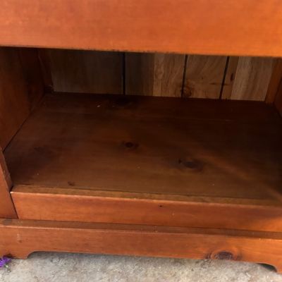 Vintage White Clad Cabinet