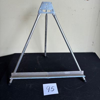vintage Stanrite aluminum tabletop folding art easel