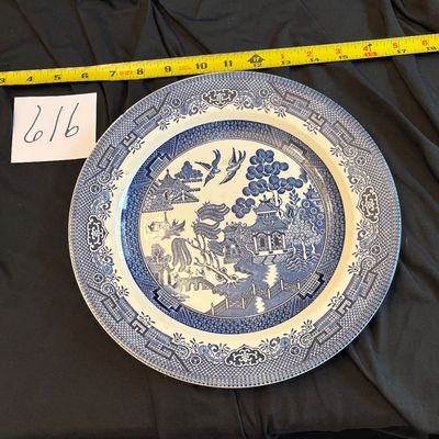 Churchill Blue Willow Dinner Plate made in England