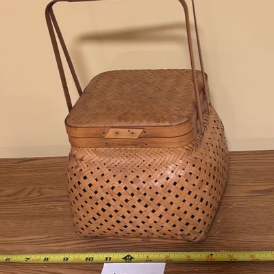 vintage woven basket