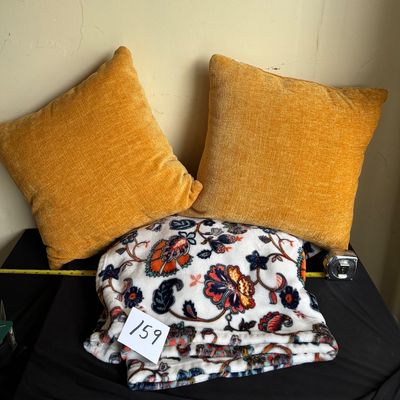 Blanket and Pillows