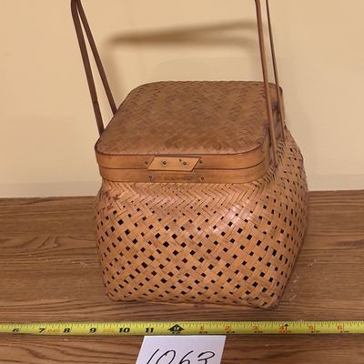 vintage woven basket