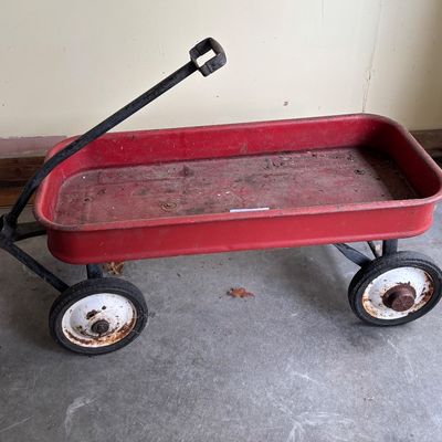 Vintage Red Wagon