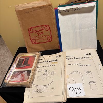 Vintage Costume Pattern Lot