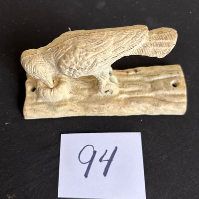 vintage cast iron woodpecker bird door knocker