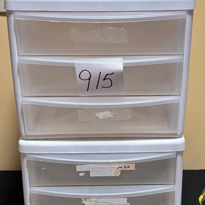 3-Drawer Storage Unit Lot