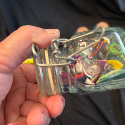 Small Glass Storage Glass Lot