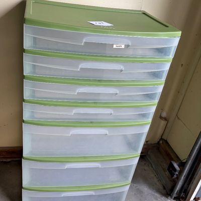 multi-tier plastic storage tower