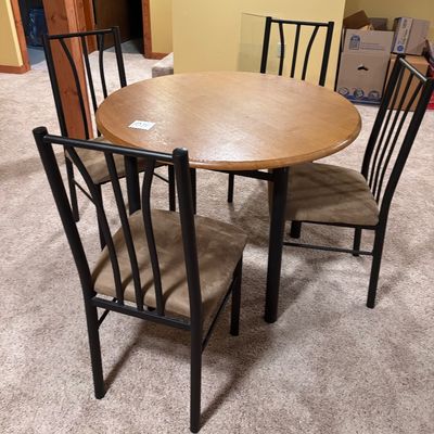 Table and 4 Chairs