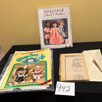 Doll Pattern Lot