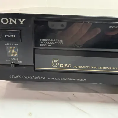Vintage Sony CDP-C50 5-Disc Carousel CD Player Changer