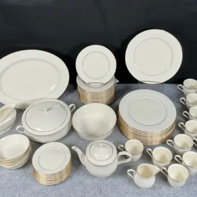 Lenox American Home Collection Courtyard Large China Dinnerware & Serving Set