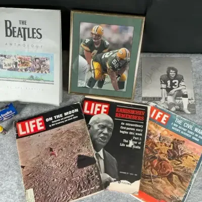Beatles, Green Bay Packers & LIFE Magazine Memorabilia Collection