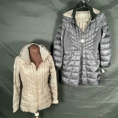 Bernardo Women’s Quilted Puffer Coats – 2 Piece Lot – Sizes S & PM