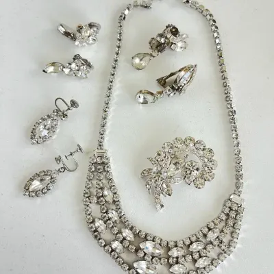 Vintage Rhinestone Costume Jewelry