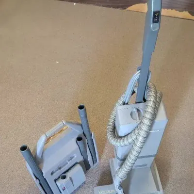 Vintage Electrolux Epic Series 3500 SR Upright Vacuum Cleaner with Attachment Caddy