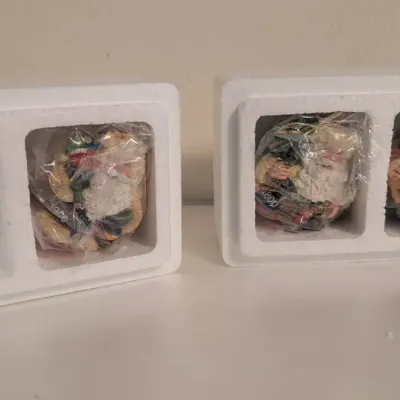 Lot of 3 Roman Inc. "American Santas Through the Decades" Roly Poly Ornaments - Mid 1990s, Vintage