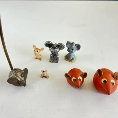 Miniature Mice Figurines