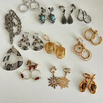 Vintage Costume Jewelry Clip-on Earring Collection