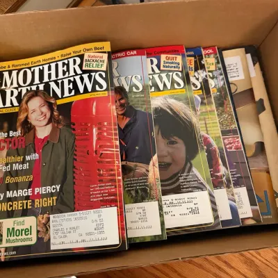 2000s Magazine Lot – Mother Earth News Homesteading & NRA American Rifleman