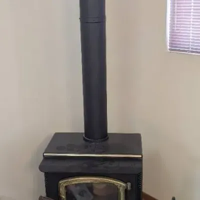 Vintage Avalon Wood-Burning Fireplace Insert / Stove