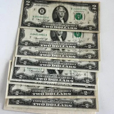 Set Of 1976 $2 Bills