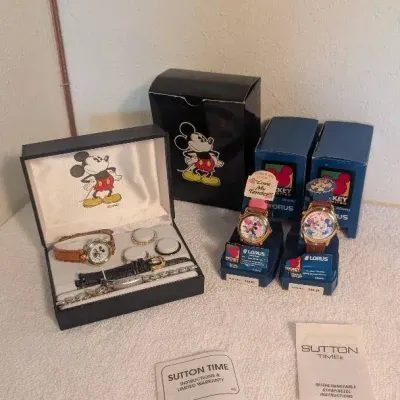 Vintage Disney Collectible Watch Collection