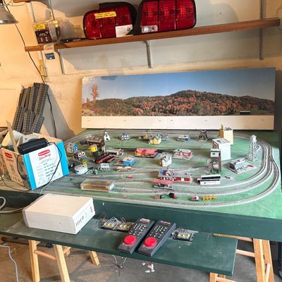 Sale Photo Thumbnail #6: train table with parts