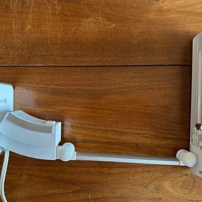 Sale Photo Thumbnail #159: White OttLite adjustable desk lamp with fluorescent bulb and articulated arm