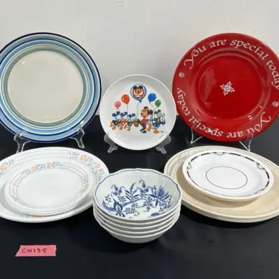 CN135 Assorted Dinner Plates and Bowls