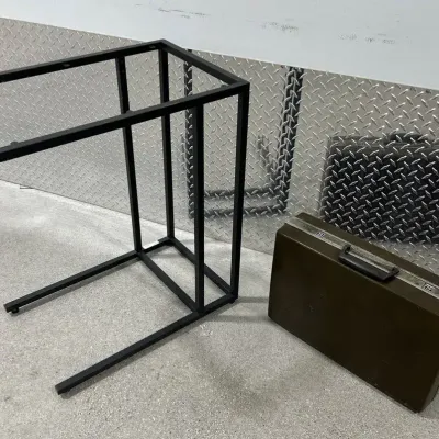 CN211 IKEA Laptop Stand & Vintage Samsonite Briefcase
