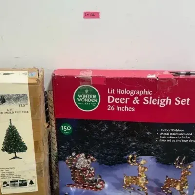 CN136 Holiday Deer & Sleigh Set & More!