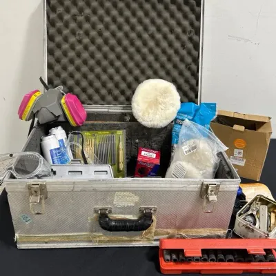 CN212 Vintage Textured Aluminum Hard Equipment Case