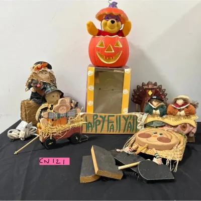 CN121 Happy Halloween And Fall Decor Items