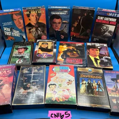 CN165 VHS! Clint Eastwood, Jackie Chan, & More! 
