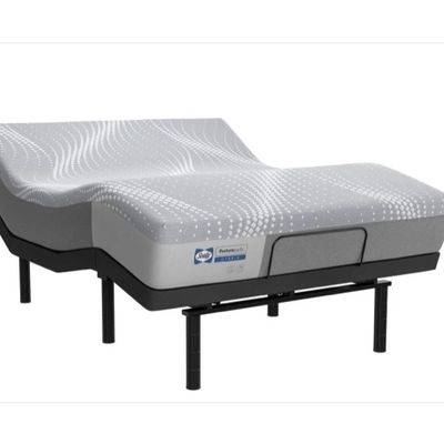 Sale Photo Thumbnail #3: Only 2 years old! Serta adjustable complete bed
