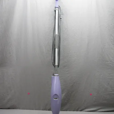 Sale Photo Thumbnail #206: Shark Steam Pocket Mop in lavender purple and gray, featuring an ergonomic loop handle and power cord wrap.