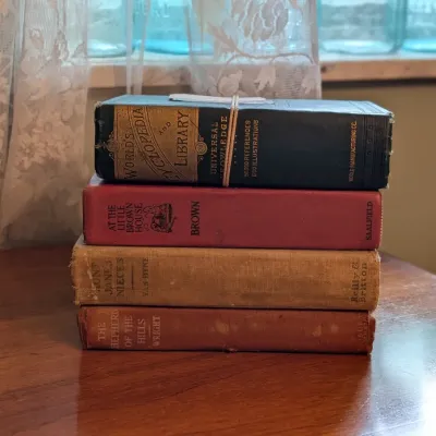 Sale Photo Thumbnail #23: Old collectable books 