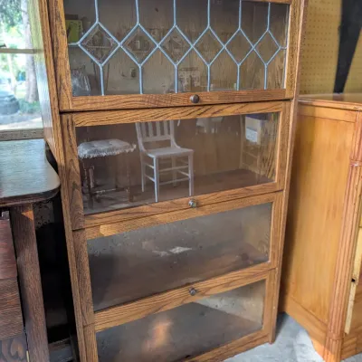 Sale Photo Thumbnail #3: Barrister Bookcase 