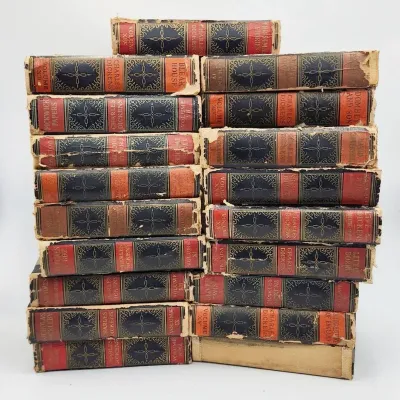 The Works Of Charles Dickens 19 Volume Collectible Vintage Set
