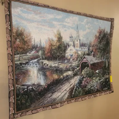 Sale Photo Thumbnail #24: Woven wall tapestry 