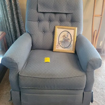 Sale Photo Thumbnail #35: Blue Arm Chair #1