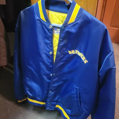 Sale Photo Thumbnail #70: Vintage Brewers Starter Jacket
