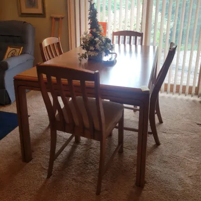 Sale Photo Thumbnail #29: Nice Table with 4 Chairs 